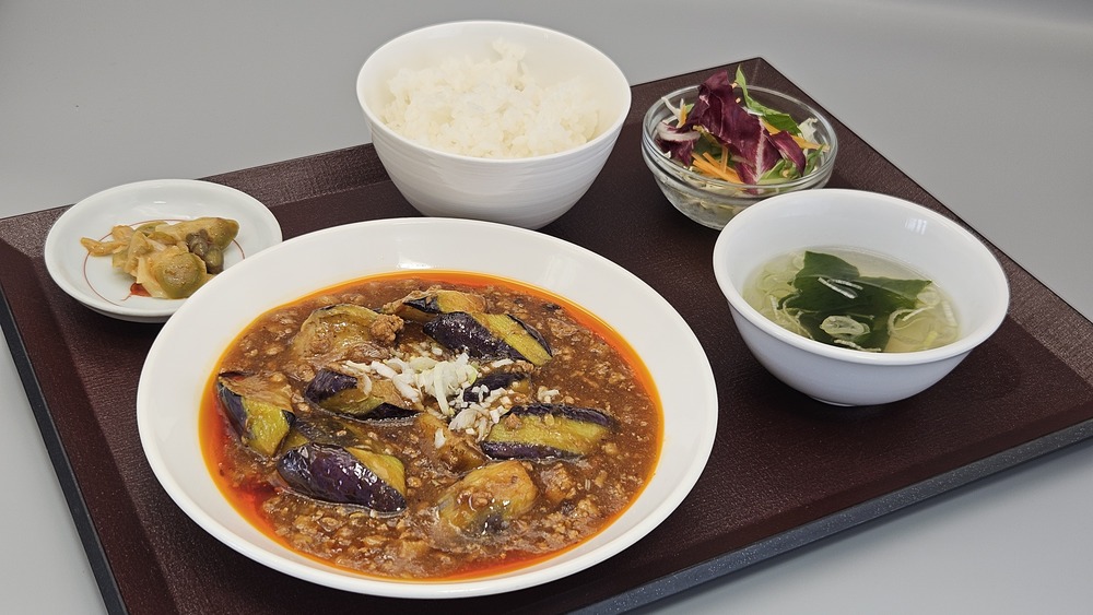 麻婆茄子定食